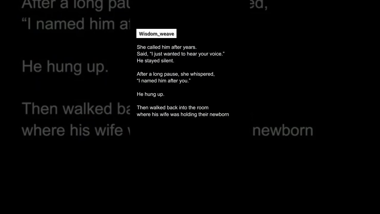 She Called After Years 💔 | A Heartbreaking Life Lesson on Love, Choices & Destiny | Wisdom Weave