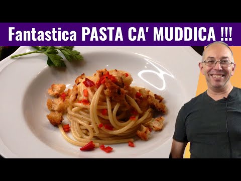 Spaghetti con la mollica (pasta ammollicata di tradizione siciliana)