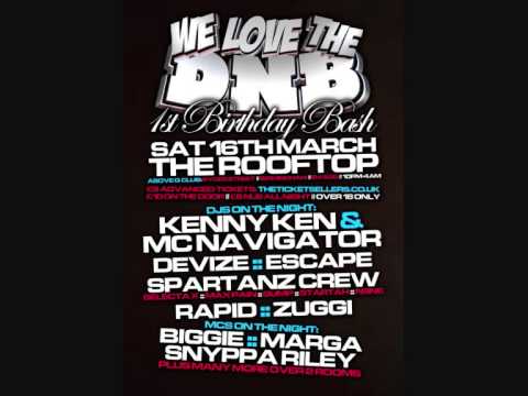 DJ ESCAPE DJ DEVIZE & MARGA MC @ WE LOVE DNB