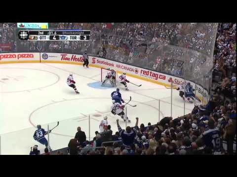Lupul Goal - Sens 4 vs Leafs 3 - Oct 5th 2013 (HD)