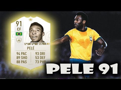 FIFA 19 BEST ICON 91 RATED PELE PLAYER REVIEW