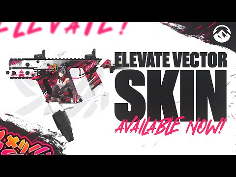 Elevate x Rainbow 6 | Anime Vector Gun Skin - Available Now