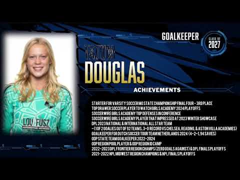 2024 Highlight Reel for Tatum Douglas Keeper
