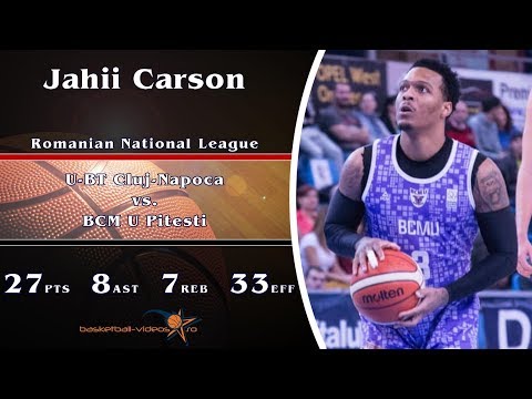 2019.03.11 Jahii Carson at U-BT Cluj-Napoca Highlights