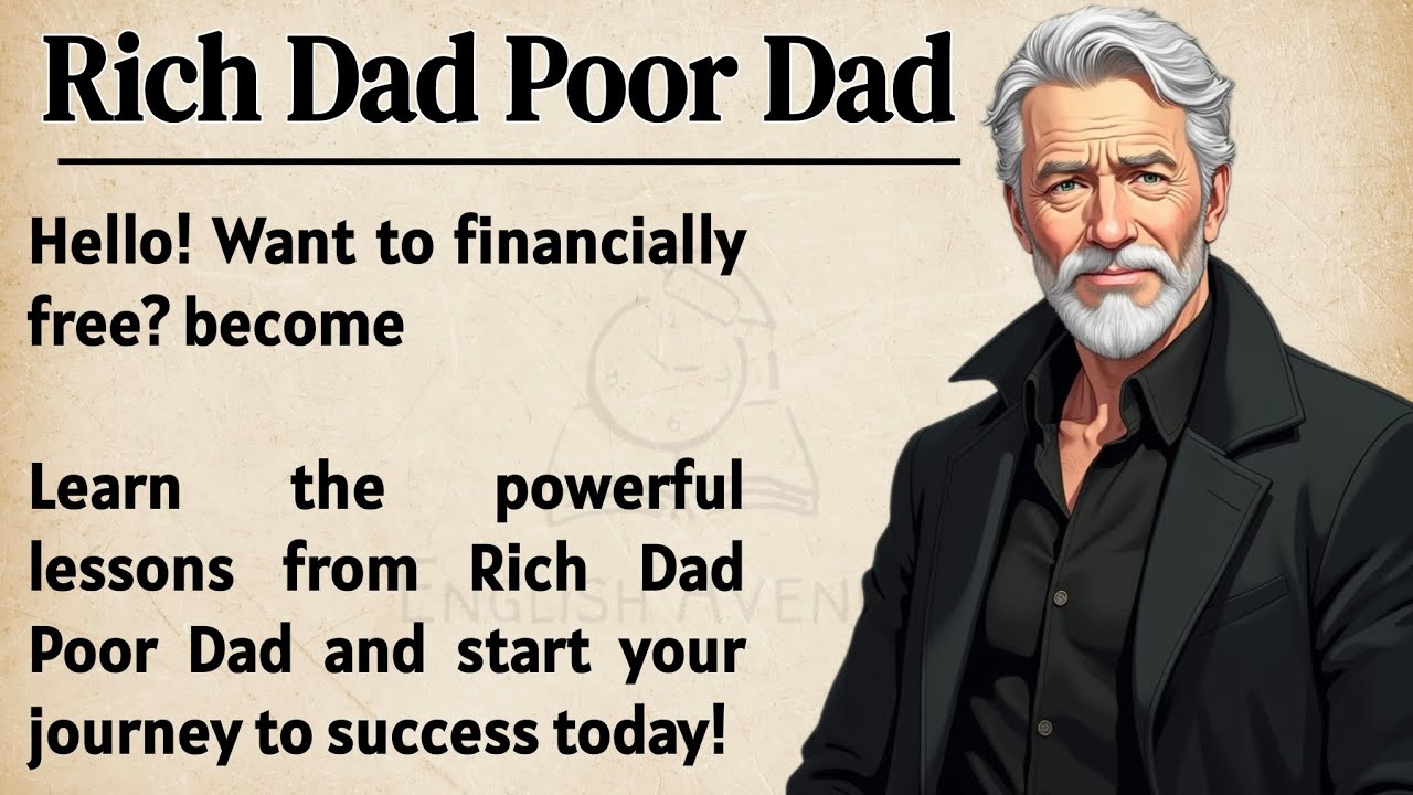 Rich Dad Poor Dad || Learn English Through Story 🔥|| Graded Reader || Financial Freedom Secrets