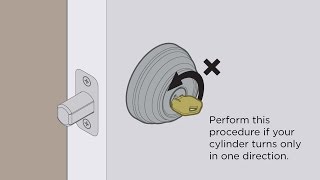Kwikset SmartKey Troubleshooting: How to Fix Key Cylinder that Only Turns One Direction