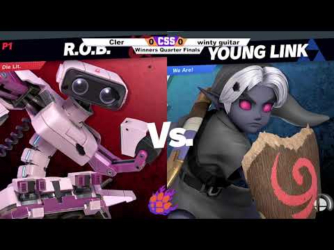 Clemson Smash Series 33 - WQ - Cler (R.O.B.) vs. winty guitar (Young Link) - SSBU