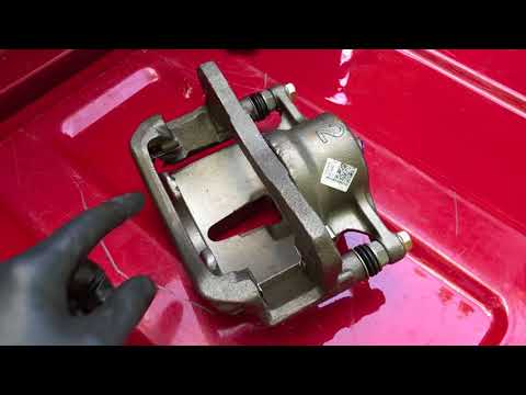 Installing Brake Pad Caliper (Tension CLIPS)