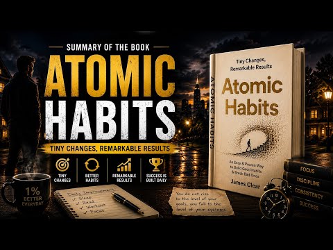 Atomic Habits Summary in English | Change Your Life with Tiny Habits | James Clear Book Summary