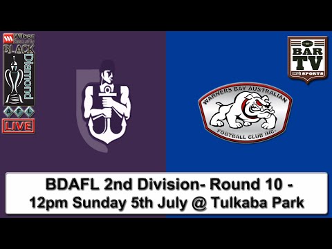 2015 BDAFL 2nd Division - Round 10 - Lake Macquarie v Warners Bay