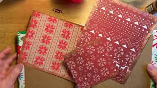 Christmas in July - Christmas Memory Book - DIY Upcycled Journal