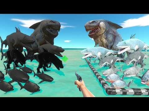 FPS Avatar Rescues Aquatics and Fights Shadow Sea Monsters - Animal Revolt Battle Simulator