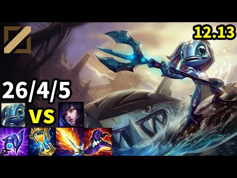 Fizz Mid vs Ahri - KR Master | Patch 12.13