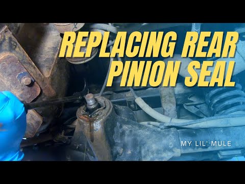 Replacing the Rear Pinion Seal on a Jeep JK