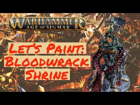 Let's Paint Daughters of Khaine Bloodwrack Shrine by Games Workshop. Warhammer