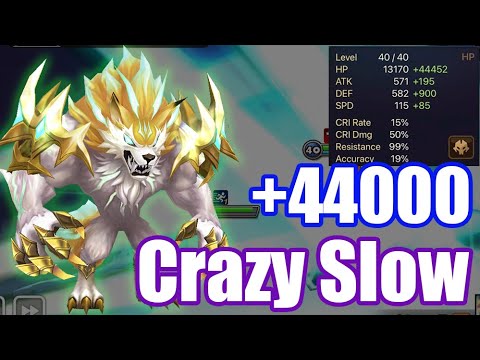 【Summoners War | Curry's RTA】The Power Eshir, this is crazy style that hp + 44000 and spd +100!!