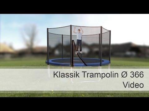 Ampel 24 - Klassik Trampolin 366 cm mit Netz