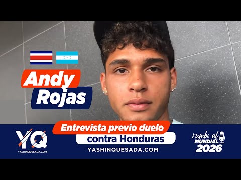 Interview with Andy Rojas before the qualifying match between Honduras and Costa Rica