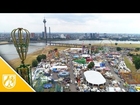 Drohnenvideo - die Rheinkirmes 2019 von oben