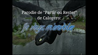 Parodie de "Partir ou Rester" de Calogero: Je veux m'envoler