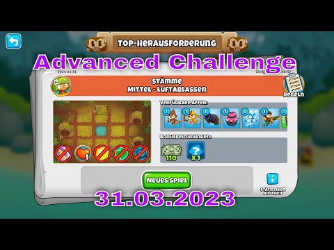 Top-Herausforderung 31.03.2023 | bloonstd6 - Advanced Challeng Manulax BFB solo 5000 molto difficile