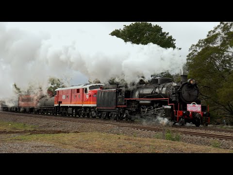 5917 and 42103 to Goulburn 23rd June 2019 - in 4K
