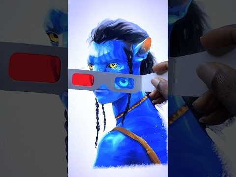 Avatar: Fire and Ash Jake Sully and Neytiri | 3D Glasses Easy Drawing