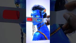 Download lagu Avatar: Fire and Ash Jake Sully and Neytiri | 3D Glasses Easy Drawing mp3