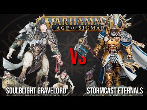 Joe Learns AoS - Soulblight Gravelords Vs Stormcast Eternals - AoS Special with @Warhipster