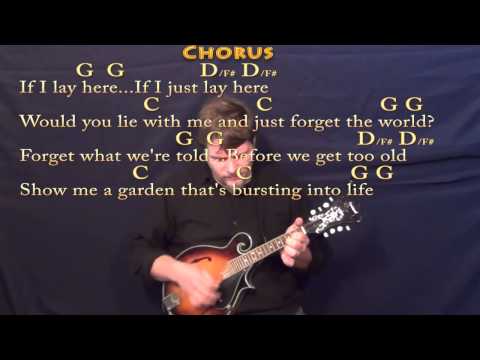 Chasing Cars (SNOW PATROL) Mandolin Cover Lesson in G with Chords/Lyrics