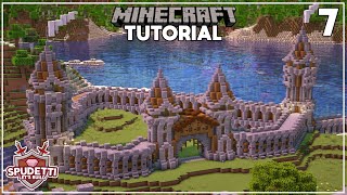 Minecraft: How to build a Medieval Castle Minecraft Tutorial Part 1