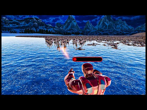 Can 1 HP Iron Man Kite 200.000 Zombies? - Ultimate Epic Battle Simulator 2