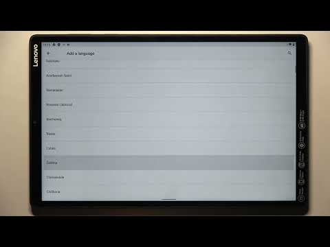 LENOVO TAB M10+ How To Change Language