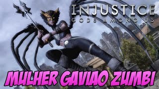 preview picture of video 'Mulher Gavião Zumbi - Blackest Night Skin Injustice Gods Among Us'