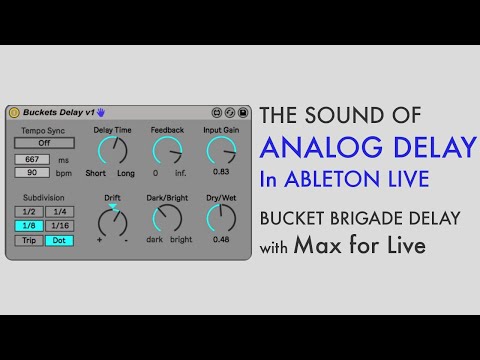 Max for Live: Lush, Analog Delay in Ableton