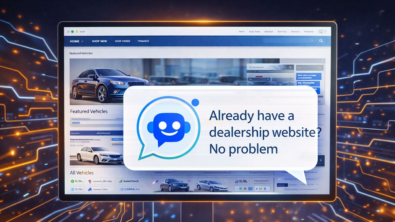 Connect Your Dealership Website to Car One Eighty AI (No Rebuild Needed)