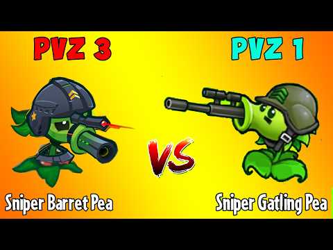 All PEA & Other Plants PVZ 1 vs PVZ 3 Battlez - Which Version Will Win?