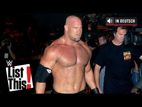 Goldbergs 5 erste Matches – WWE List This! (DEUTSCH)