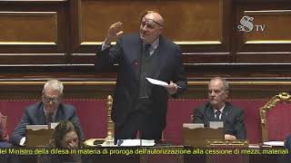 L’INTERVENTO APPASSIONATO DEL MINISTRO CROSETTO SULL’UCRAINA IN SENATO