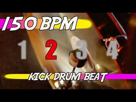 ✅ 150 BPM Kick Drum Beat 🥁 10 minutes backing track
