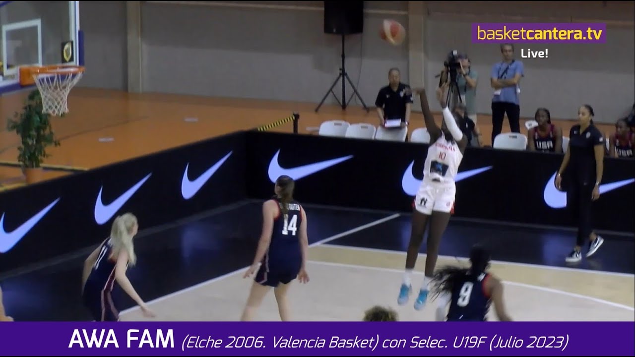 AWA FAN (Elche 2006. Valencia Basket) Highlights con Selec. U19Fem. de España #BasketCantera.TV