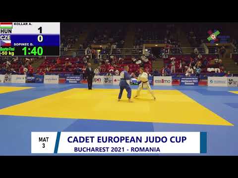 2021 Bucharest Quarter 50 kg Kollar Agoston HUN vs  Šopinec David CZE