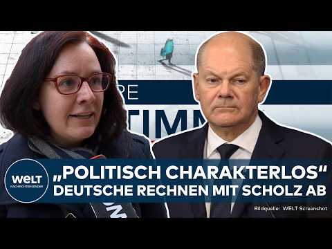 IHRE STIMME: Nach dem Ampel-Aus! Das sagen die Deutschen über Bundeskanzler Olaf Scholz