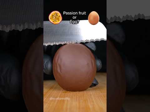 What’s inside: passion fruit or egg? 😳