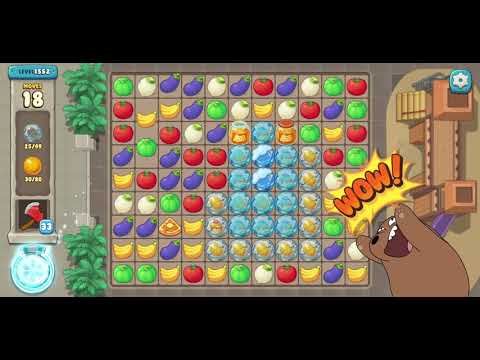 We Bare Bears Match3 Repairs Level 1552 - No Boosters