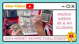 Cash Stuffing Money Saving Challenges for March Weeks #3 & #4 - TracEy Monster Savings on Etsy