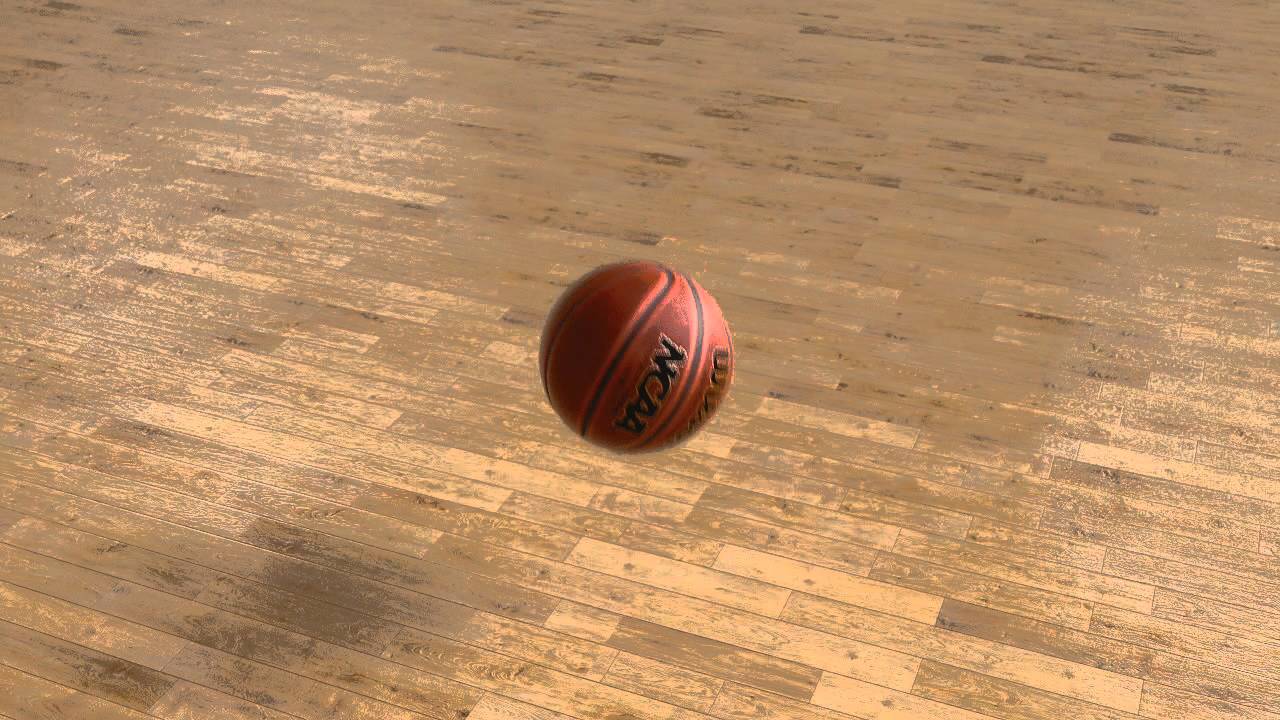 Basketball bouncing animation in blender