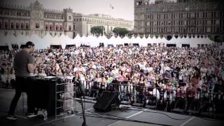 DJ Chris Bekker LIVE for German embassy + visitBerlin@Zocalo/Mexico City, May 2014