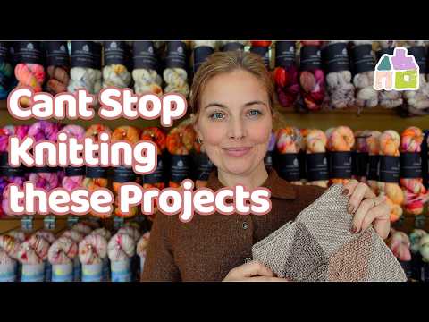 My Current Knitting Obsessions 🧶 Cozy Vests, Pillows & Socks!