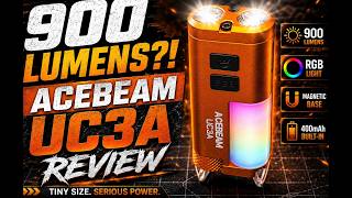 The BEST EDC Keychain Light For The Money? | 900 Lumen ACEBEAM UC3A Review